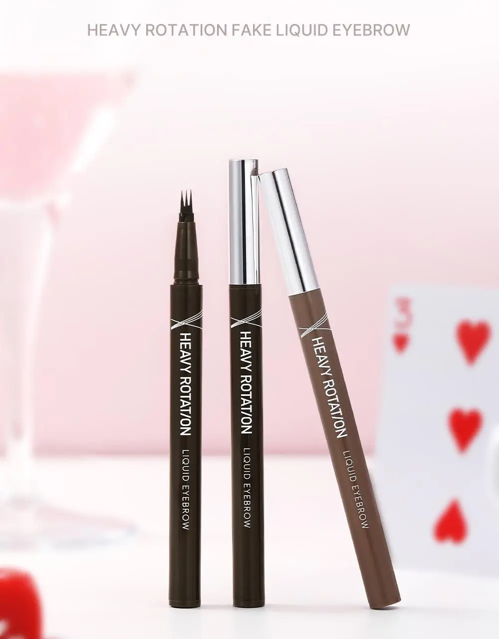 [NEW/온라인단독] 키스미 헤비로테이션 페이크 리퀴드 아이브로우 0.4ml (그레이/브라운) 상세페이지 4